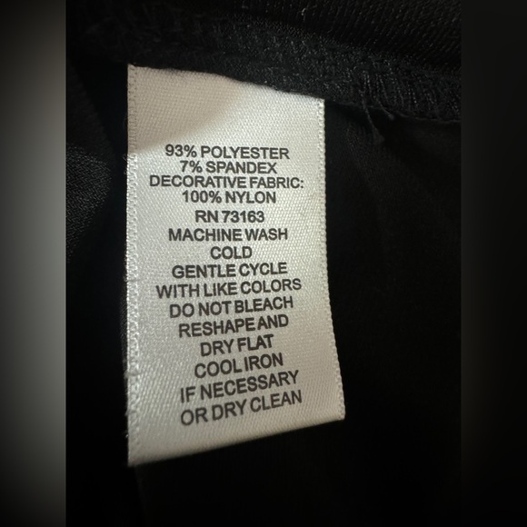 Pointelle Lace Layered Top Sz Medium - Picture 5 of 5